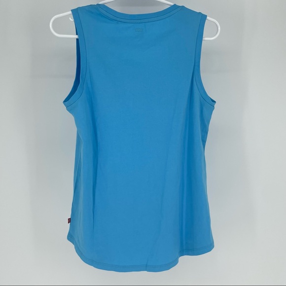 LEVI’S NWT WOMEN’S THE MUSCLE TANK BLUE TANK TOP SMALL - Picture 2 of 6